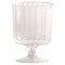 WNA 5 oz. Fluted Classic Crystal Plastic Wine Glasses on Pedestals - Clear (10/Pack, 24 Packs/Carton)